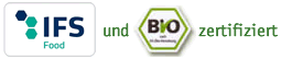 Der Betrieb "Bauer Funken" ist nach "IFS" und "BIO" zertifiziert